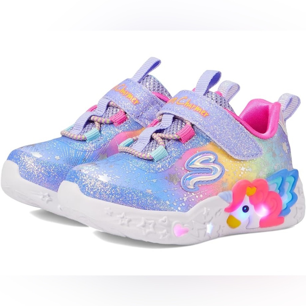 Girls sparkle unicorn skechers